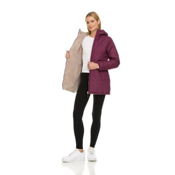 Brand New ARCTIC QUEST Women's Jacket -Size L Water Resistant Reversible - Picture 4 of 7